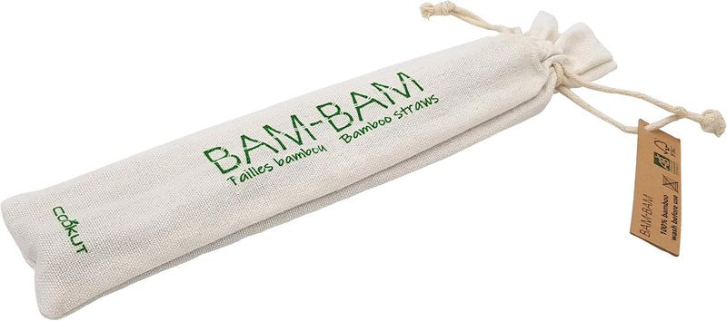 David Shaw - ORGANIC BAMBOO STRAWS SET/7 CDU/20