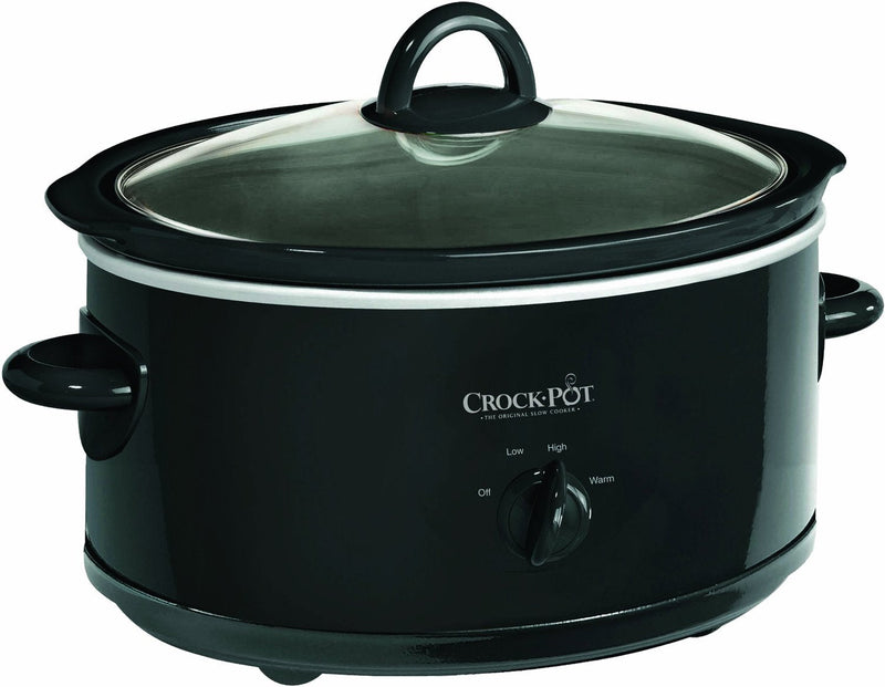 Crock-Pot SCV700B-CN 7 qt Manual Slow Cooker, Black