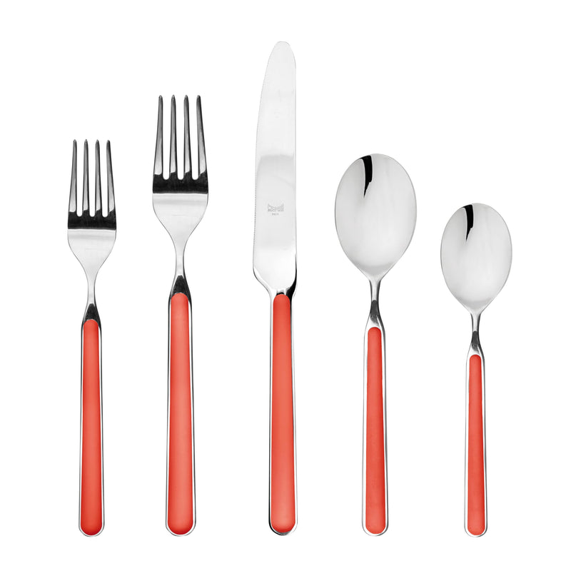 Mepra – Fantasia New Coral – 20-Piece Flatware Set