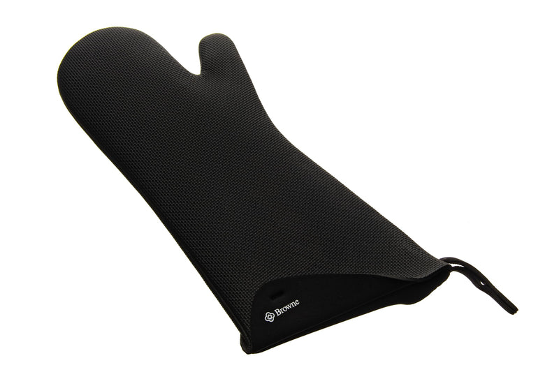 Browne - Oven Mitt - 16.38 × 6.5 in / 41.6 × 16.5 cm - Flxaprene Black