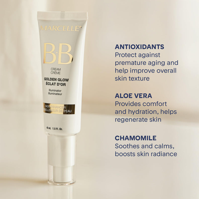 Marcelle BB Cream Golden Glow, Universal Shade, 45 mL