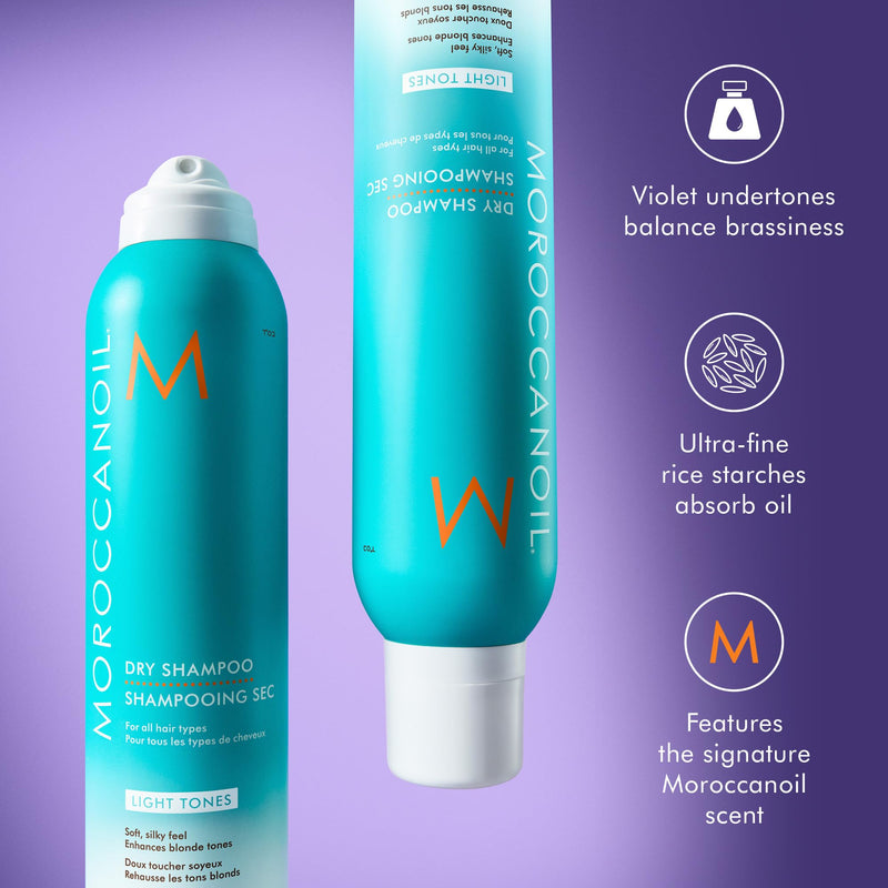 Moroccanoil Dry Shampoo Light Tones, 205 mL