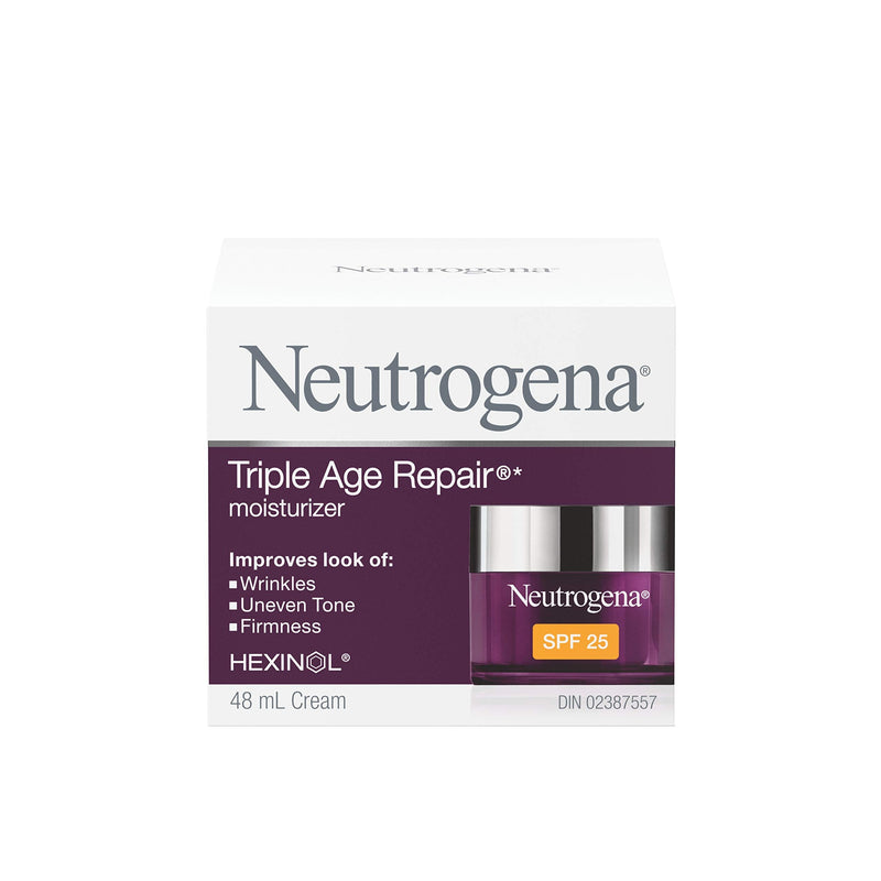 Neutrogena Triple Age Repair – SPF 25 day cream packaging front – 48 mL