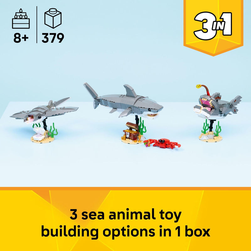 LEGO Creator 3in1 Fierce Shark with a Treasure Chest 31381