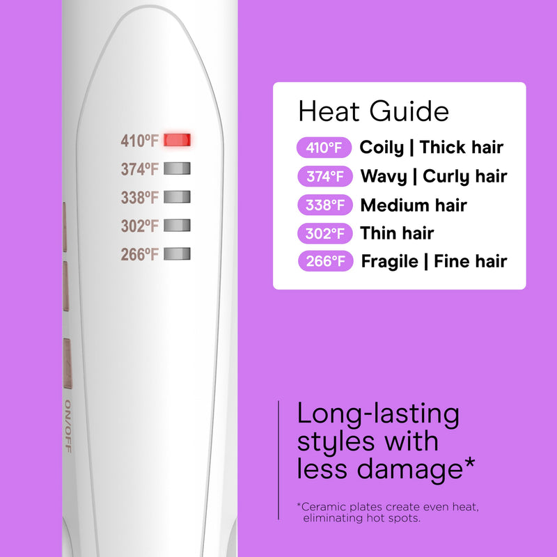 Conair Double Ceramic CS221NC 1 in Straightener