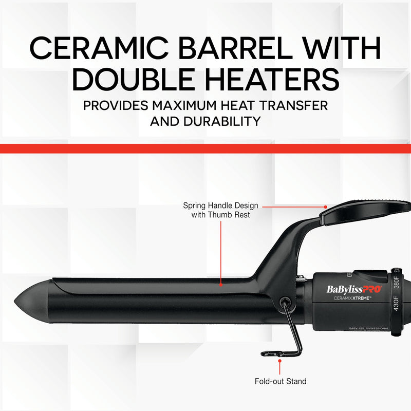 BaBylissPRO - Ceramix Xtreme Curling Iron (BABC75SNC) - 0.75 in