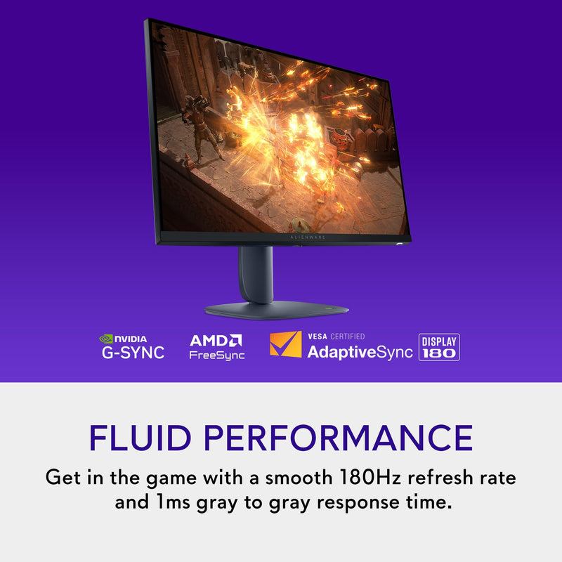 Alienware - AW2725DM - 27-inch QHD Gaming Monitor | 180 Hz