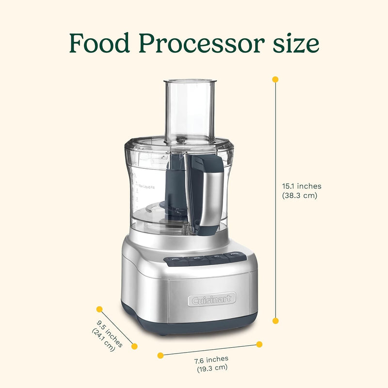 Cuisinart - Elemental 8-cup Food Processor | FP-8SVEC