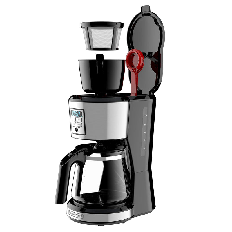 BLACK+DECKER - CM1231SC - 12-Cup Programmable Coffee Maker