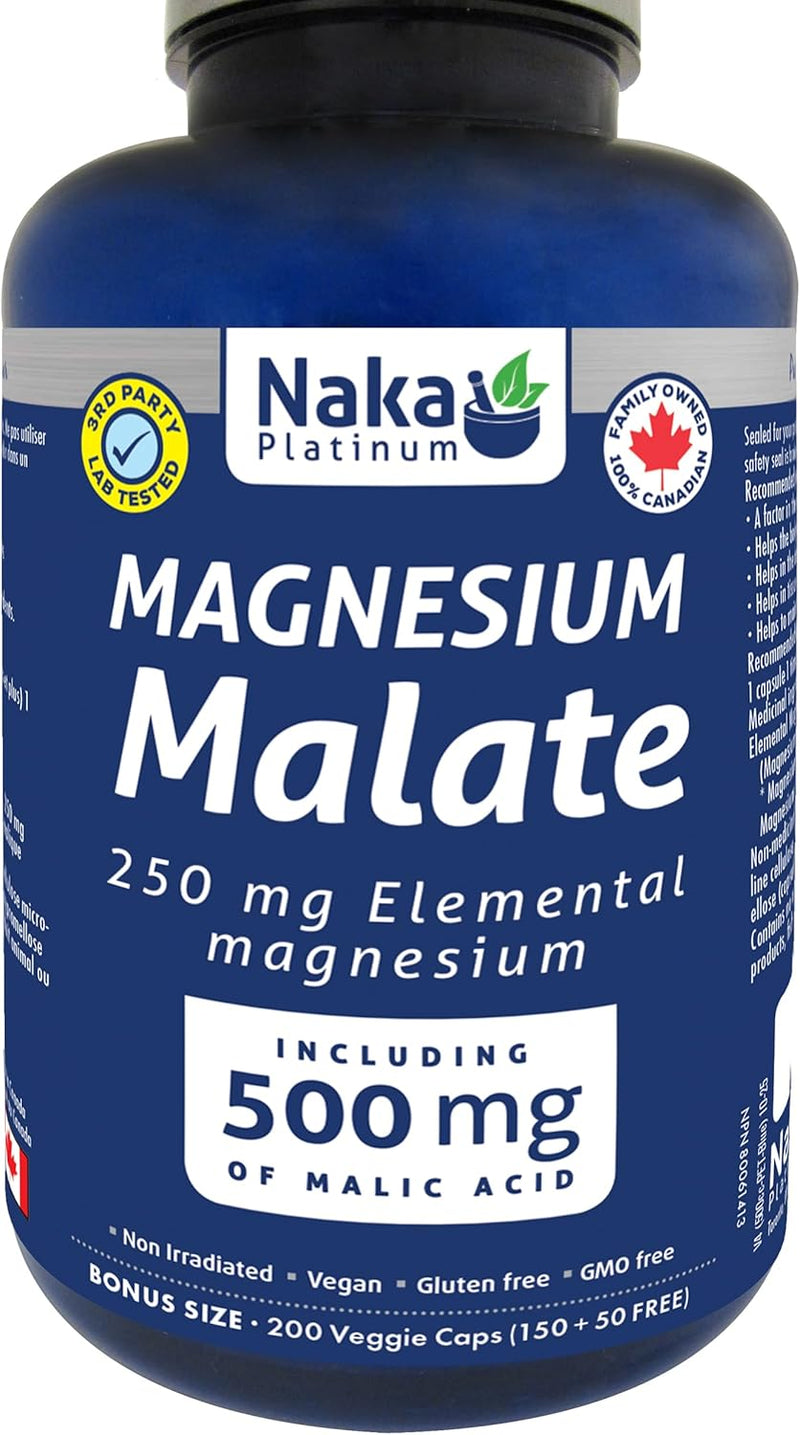 Naka - Platinum - Magnesium Malate 200VCPS