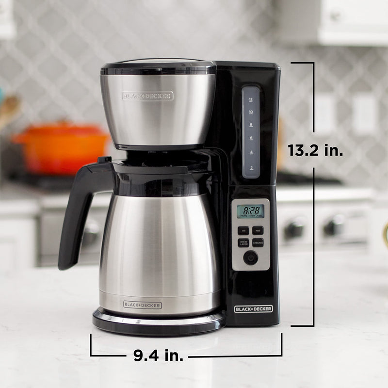 BLACK+DECKER - CM2046SC - 12-Cup Thermal Programmable Coffee Maker
