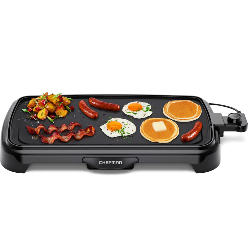 Chefman RJ23-LG-V3 XL Electric Griddle, 10 × 20 in