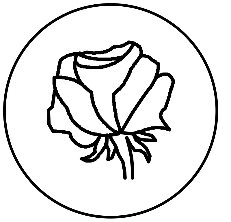 Jacques Herbin Rose Symbol Wax Seal – 24 mm brass stamp