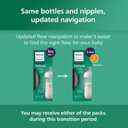 Philips - Avent - Natural Response Glass Bottles SCY913/03 (3-Pack) | 8 fl oz / 240 mL