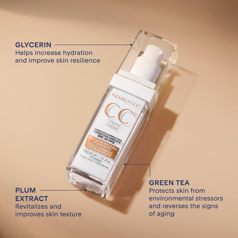 Marcelle CC Cream SPF 35, Fair, 30 mL