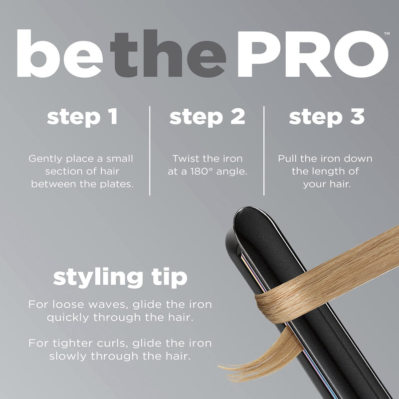 InfinitiPRO by Conair CS207NN 1 in Titanium Straightener