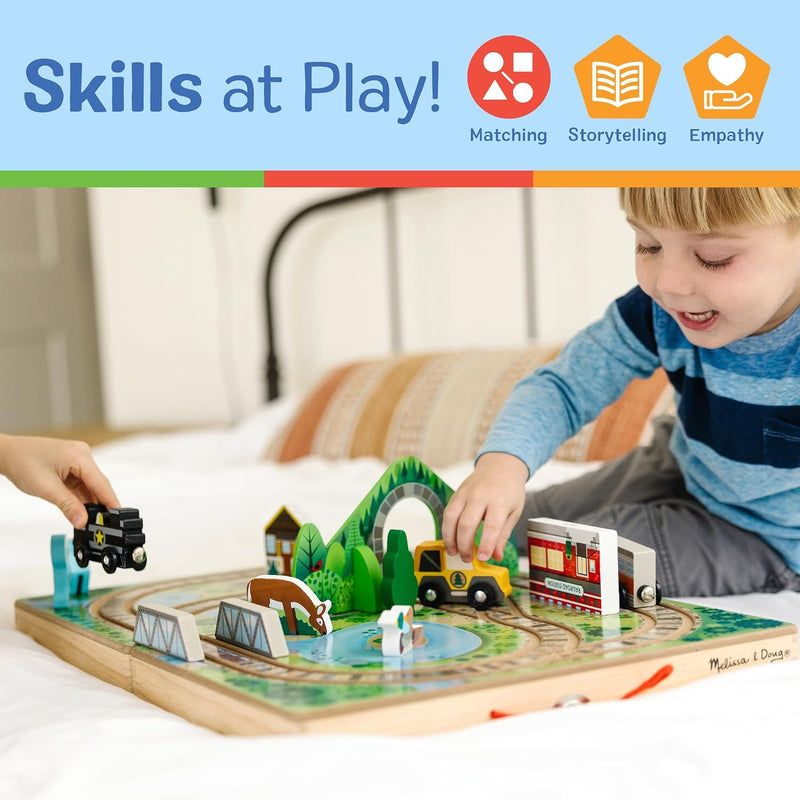 Melissa & Doug - Take-Along Railroad