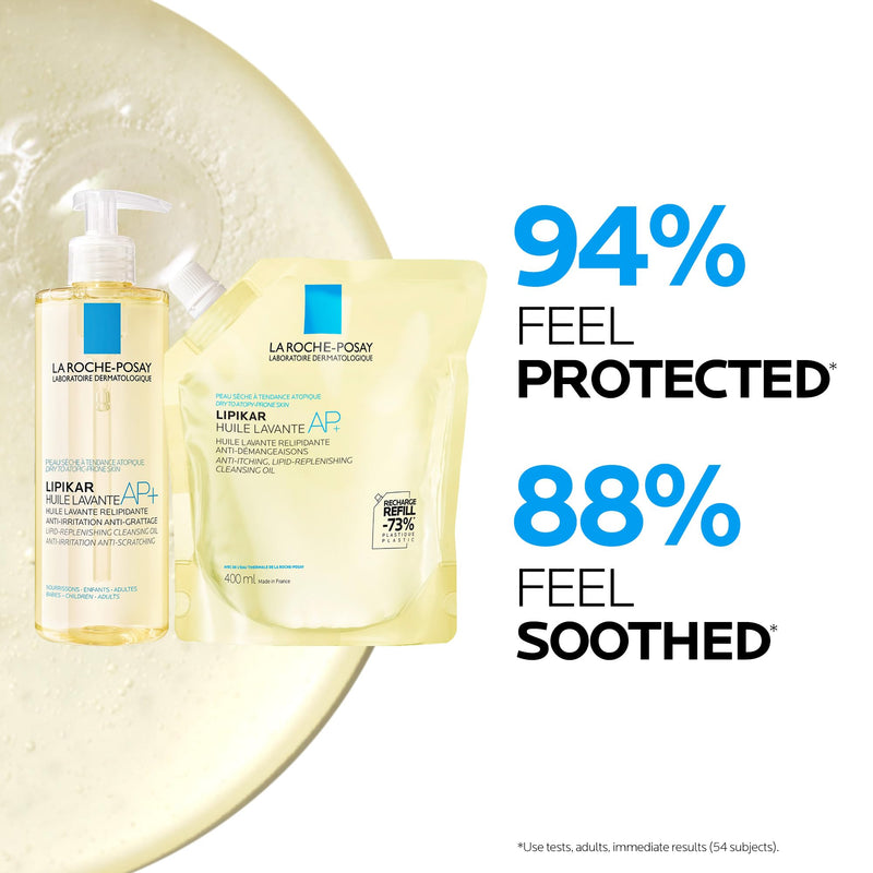 La Roche-Posay - Lipikar Oil AP+ - Cleansing Oil Refill - 400 mL