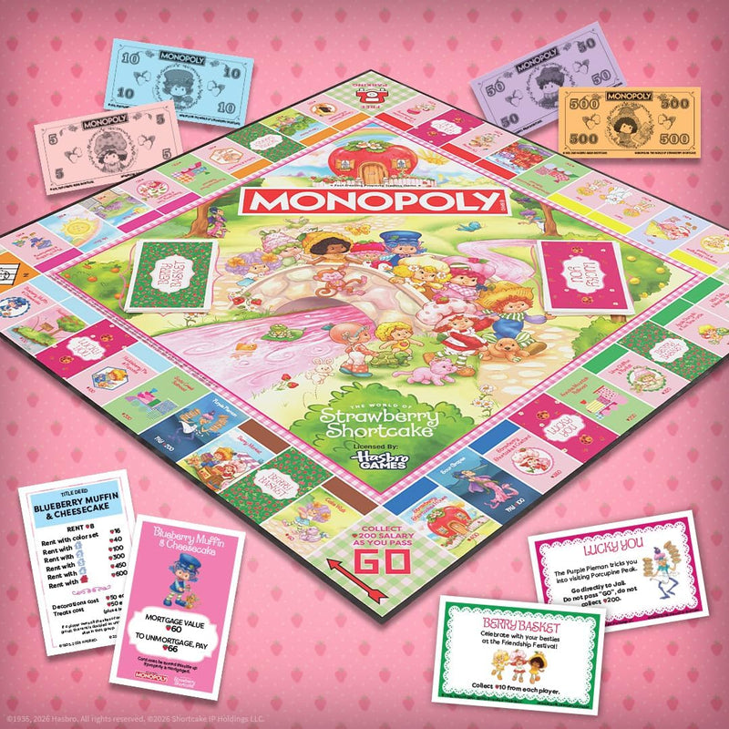USAopoly - MONOPOLY STRAWBERRY SHORTCAKE