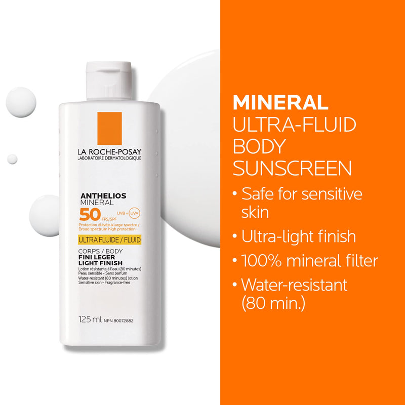 La Roche-Posay - Anthelios Mineral Body Sunscreen - SPF 50 - 125 mL