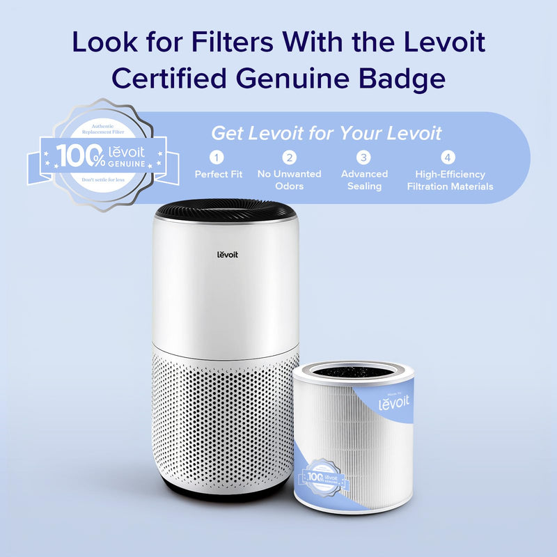 Levoit Core 400S-P Smart Air Purifier, White