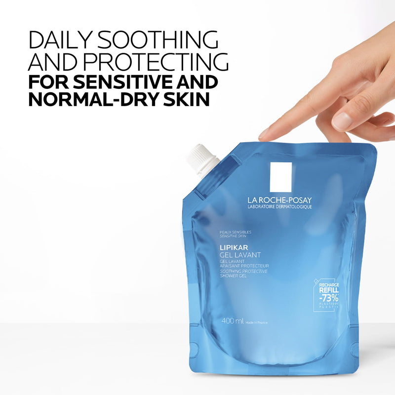 La Roche-Posay - Lipikar Cleansing Gel Refill - 400 mL