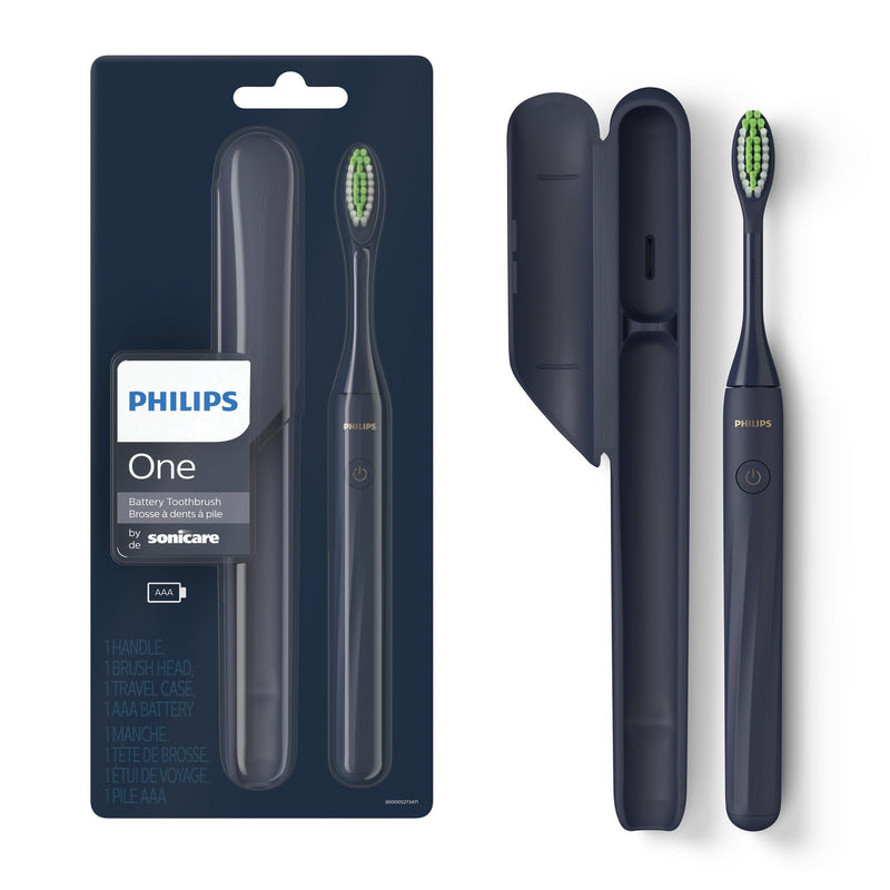 Philips One by Sonicare Battery Toothbrush HY1100/04, Midnight