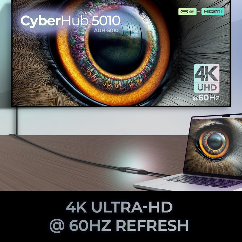 Adesso - USB C To HDMI Adapter @4K/60Hz