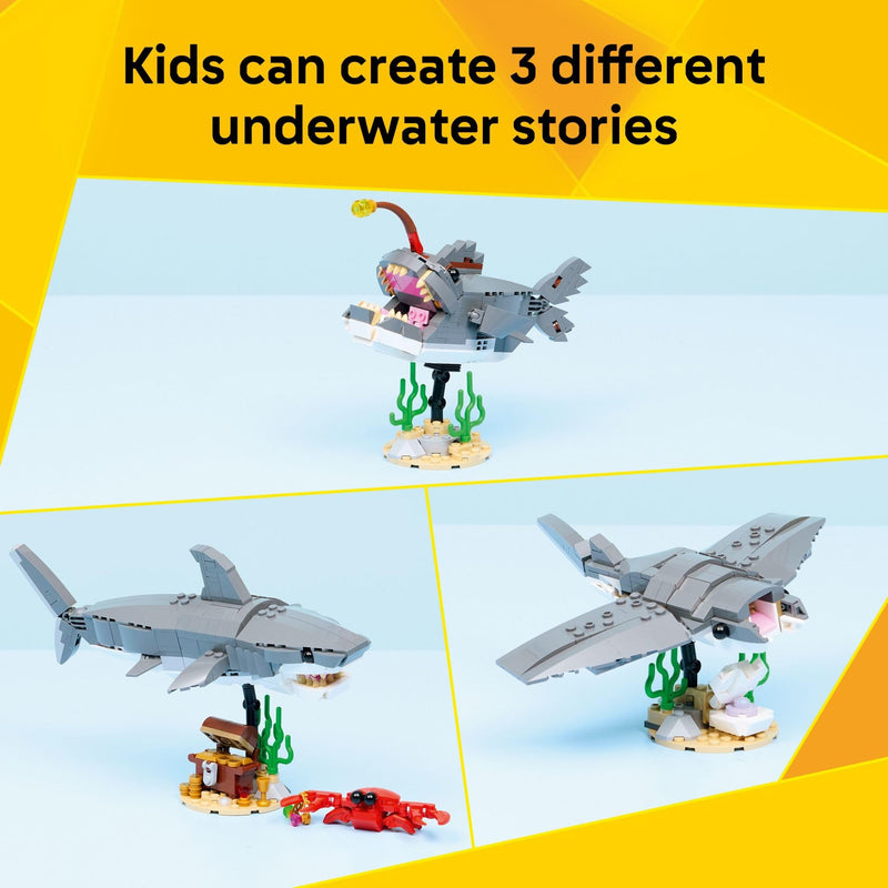 LEGO Creator 3in1 Fierce Shark with a Treasure Chest 31381