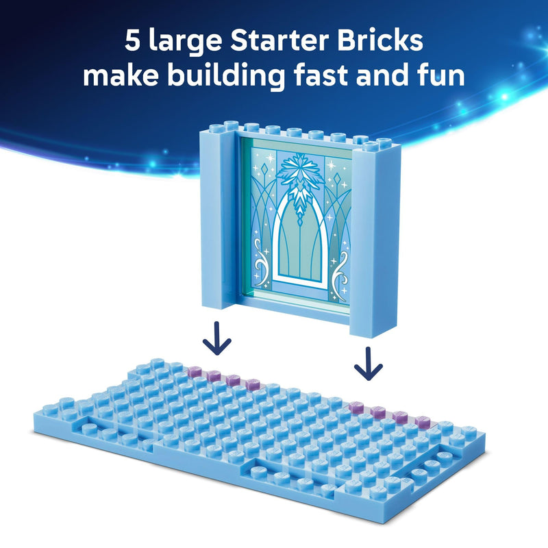 LEGO Disney Frozen Elsa's Ice Castle & Snow Ride Adventure 43281
