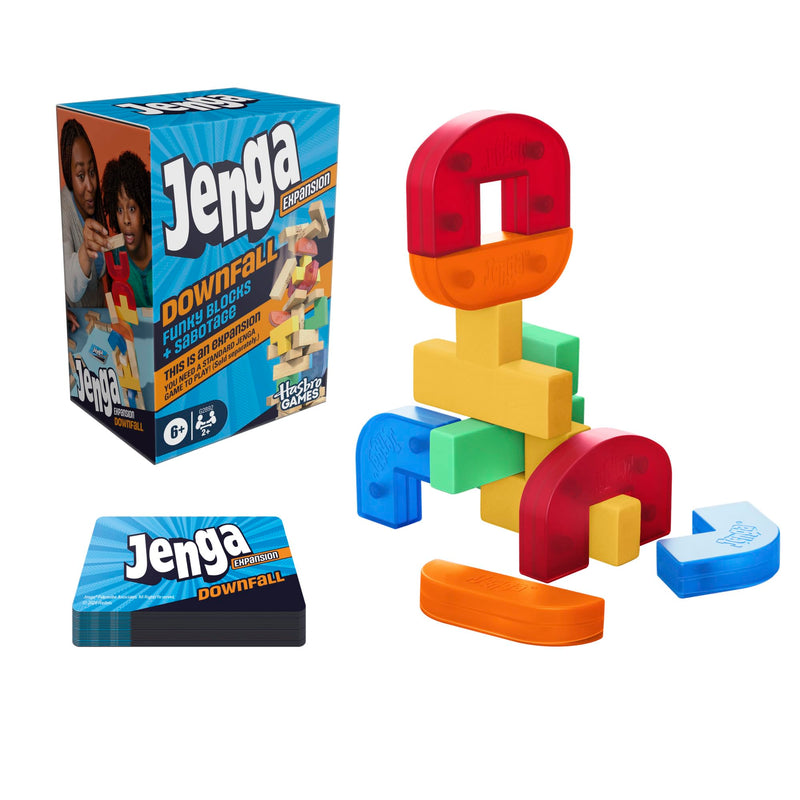 Hasbro - JENGA - EXPANSION DOWNFALL ( Bilingue )