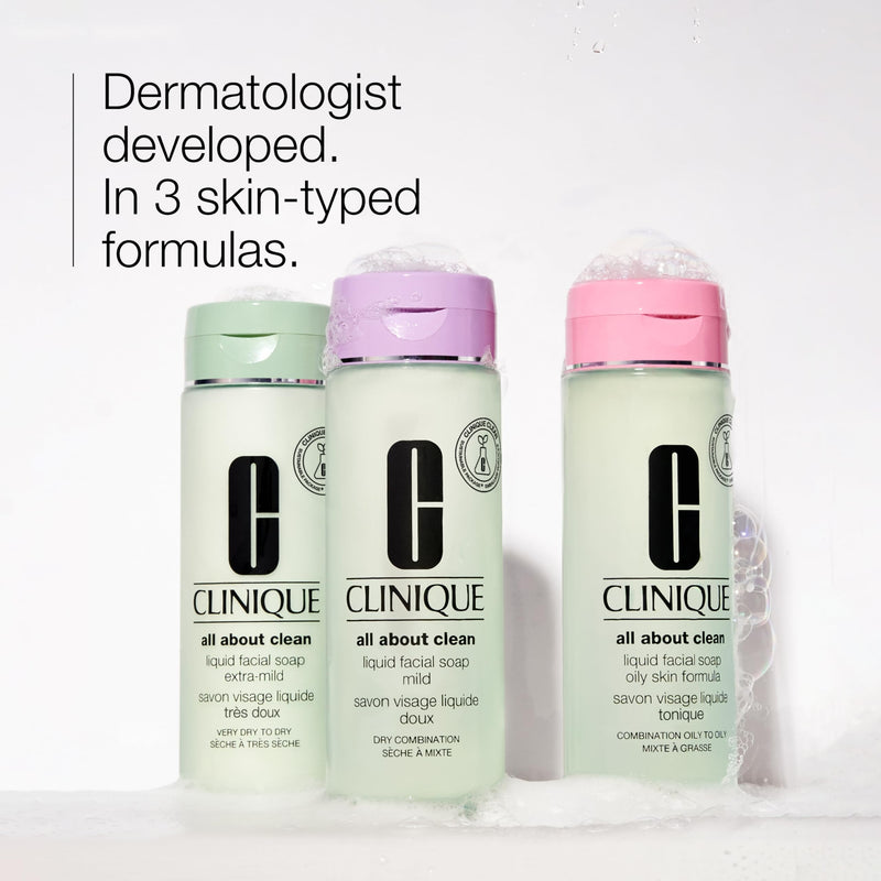 Clinique All About Clean Liquid Facial Soap, Mild, 200 mL
