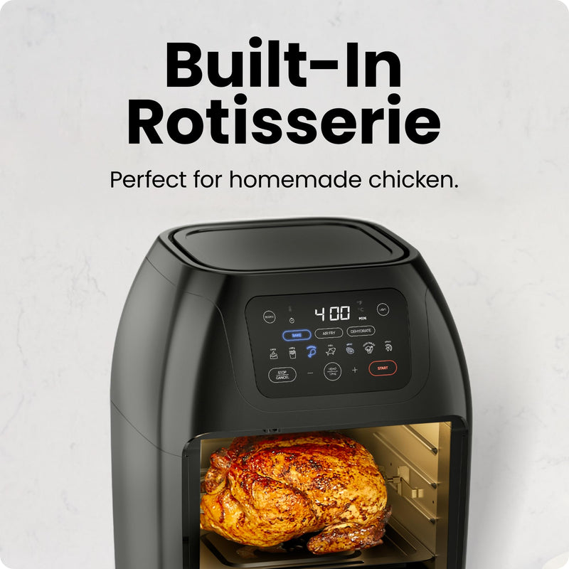 Chefman RJ38-1 10 L Air Fryer Oven with Rotisserie