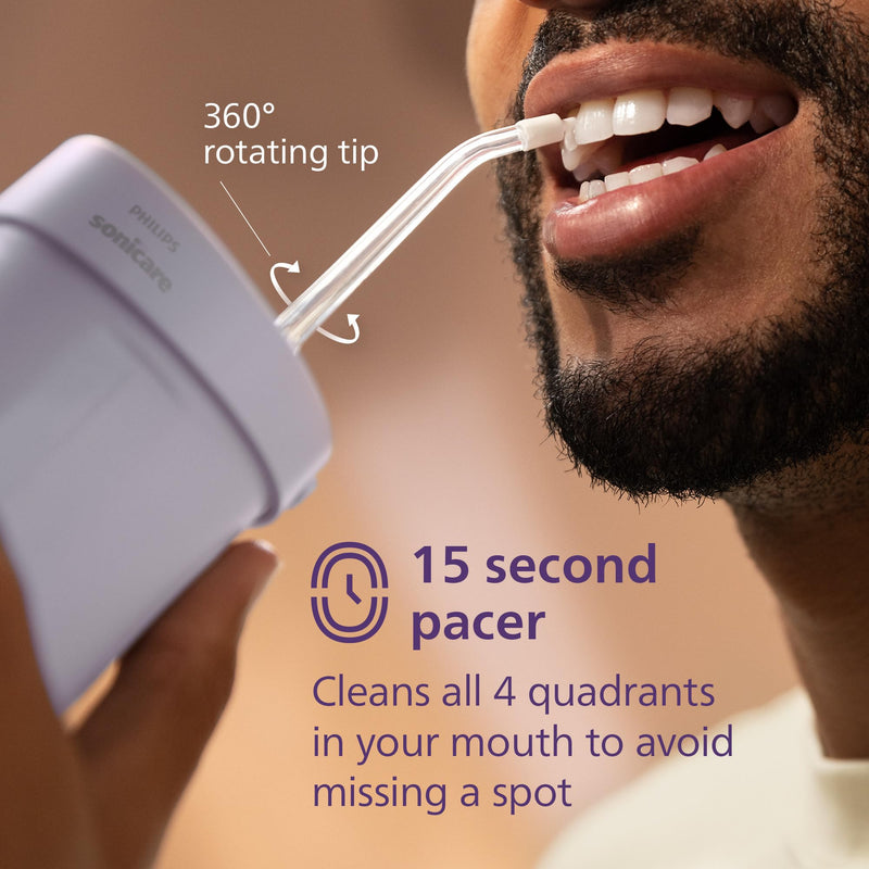 Philips Sonicare Compact Flosser 1000 HX3333/23, Purple