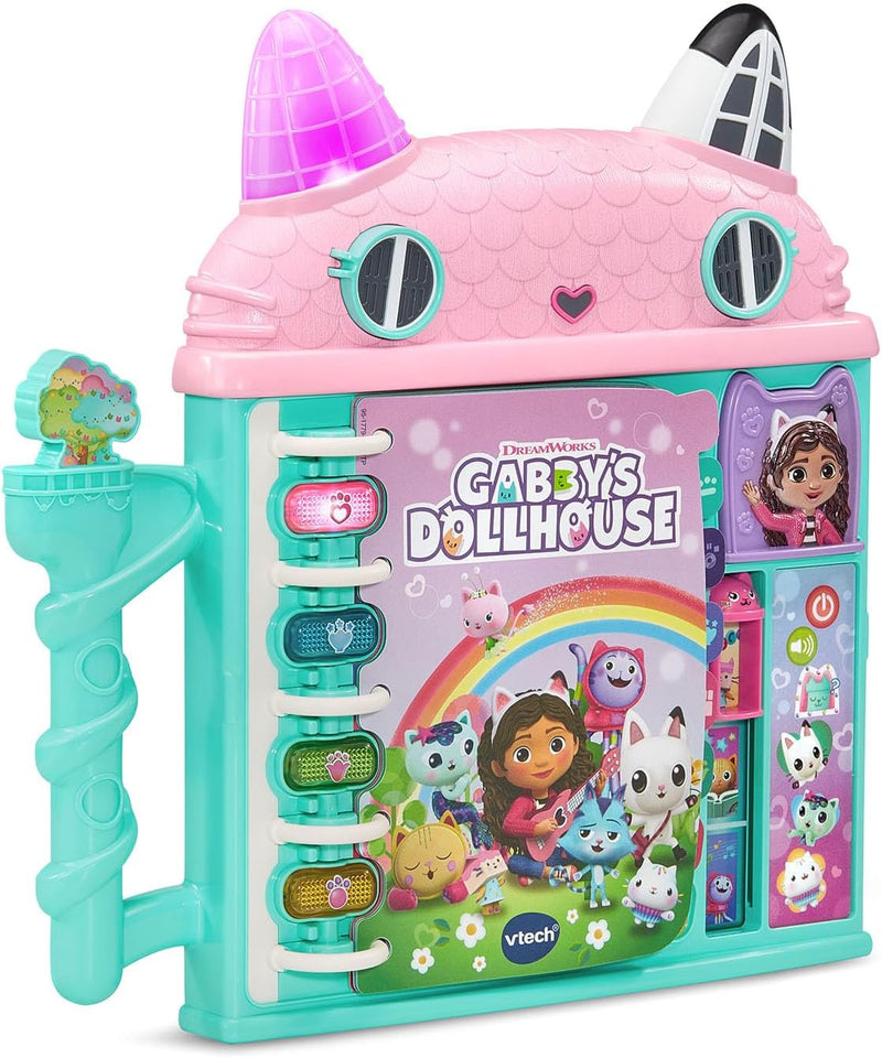 Vtech - Gabby's Dollhouse Cat-a-Vator Discovery Book (English Version)