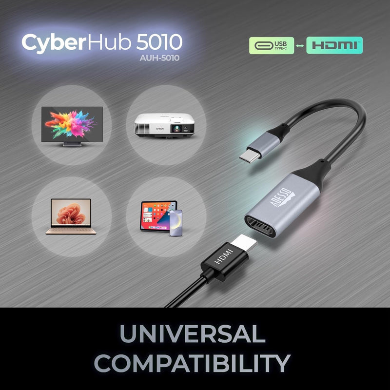 Adesso - USB C To HDMI Adapter @4K/60Hz