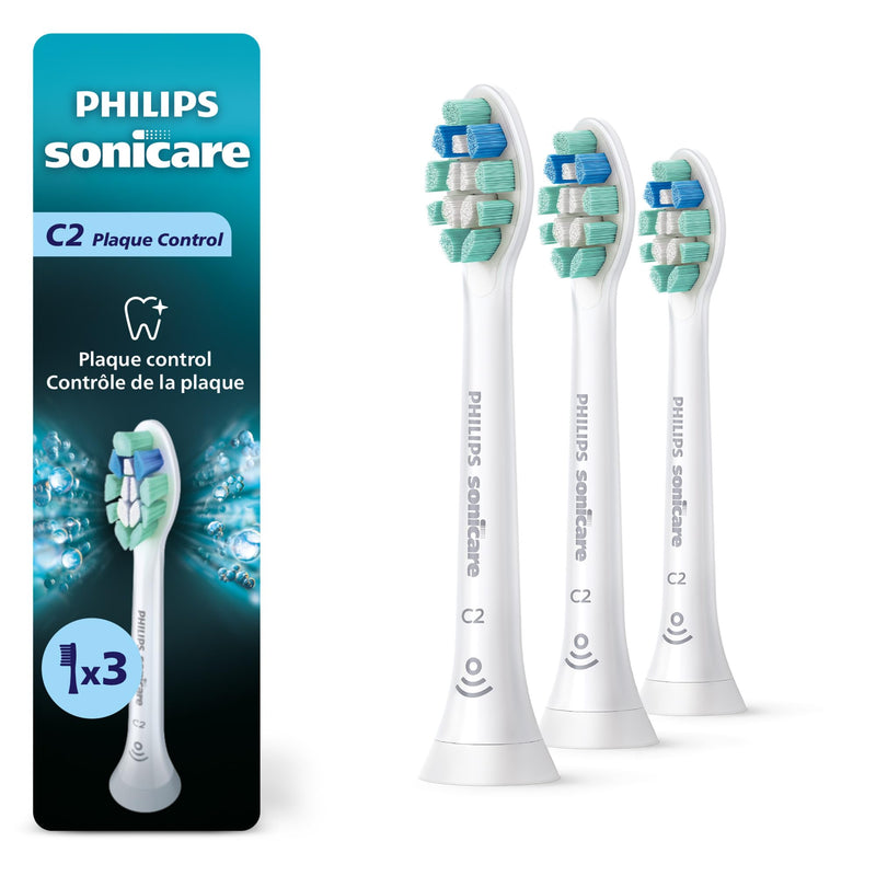 Philips Sonicare Optimal Plaque Control Heads HX9023/92, White, 3 Pack