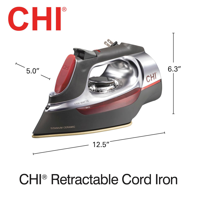 CHI - 13106 - 1700 W Steam Iron - Silver
