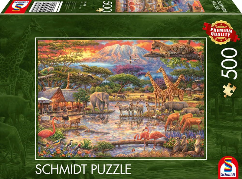 Schmidt Spiele - KILIMANJARO PARADISE (500-Piece Puzzle)