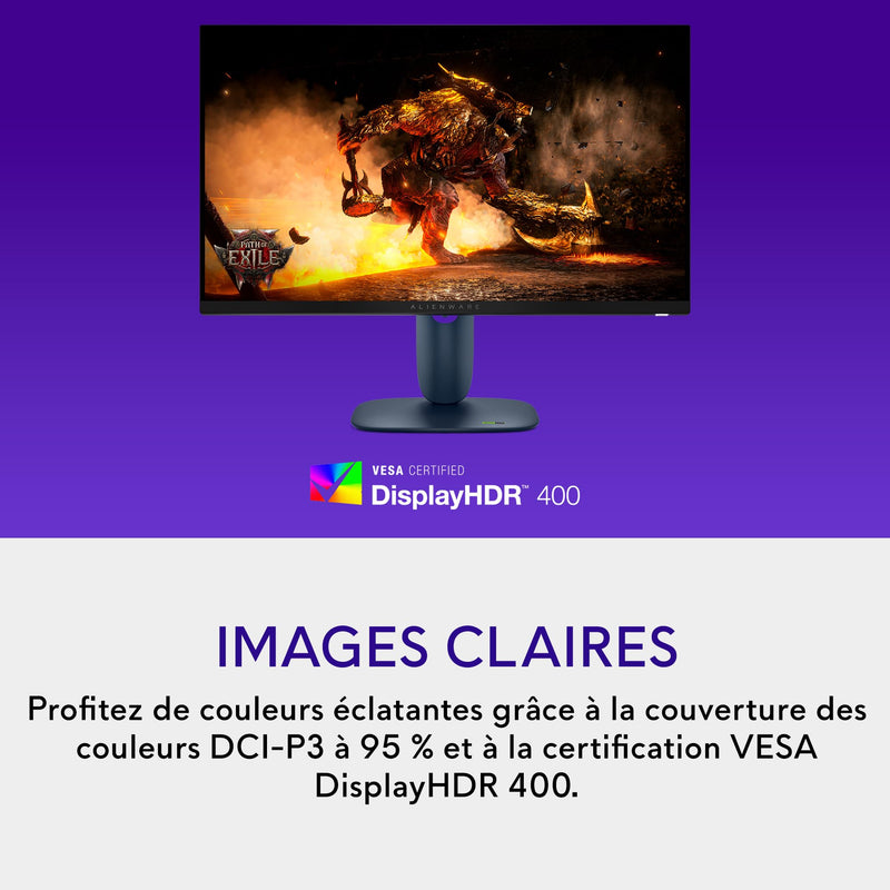 Alienware - AW2725DM - 27-inch QHD Gaming Monitor | 180 Hz