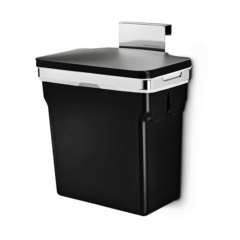 simplehuman In-Cabinet Trash Can CW1643, 10 L, Black