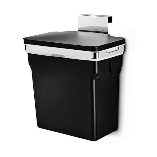 simplehuman In-Cabinet Trash Can CW1643, 10 L, Black