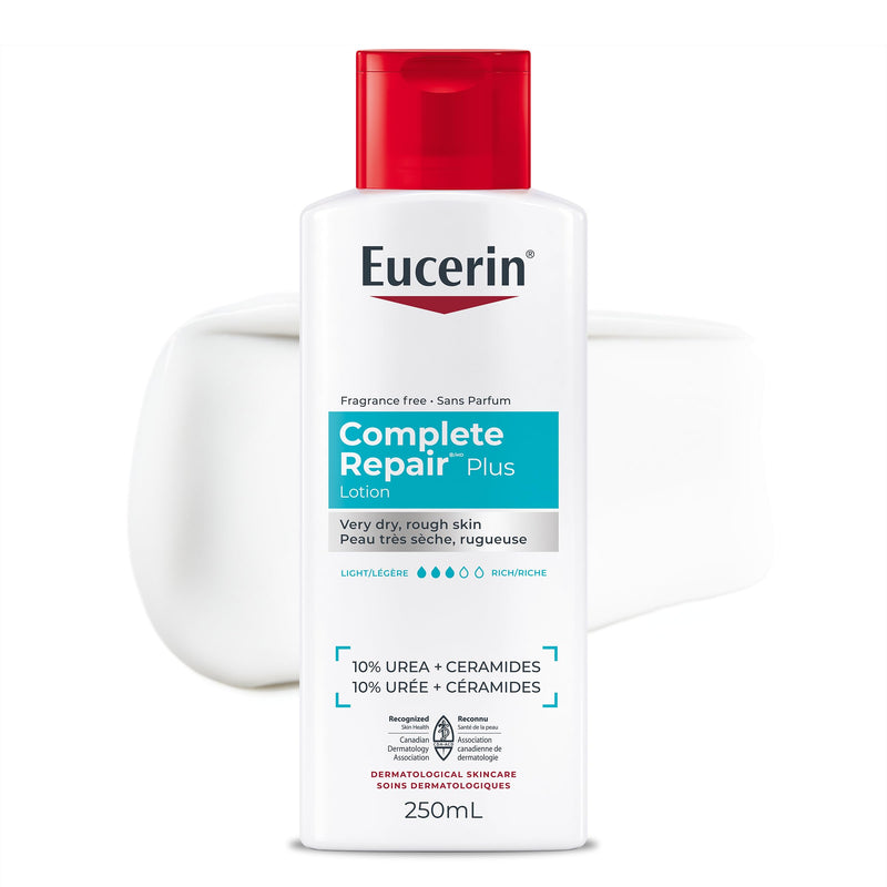 Eucerin Complete Repair Plus Moisturizing Lotion 10% Urea, 250 mL