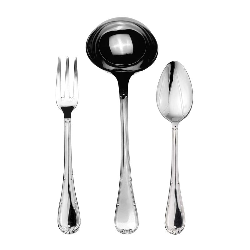 Mepra – Raffaello Mirror – 3-Piece Serving Set