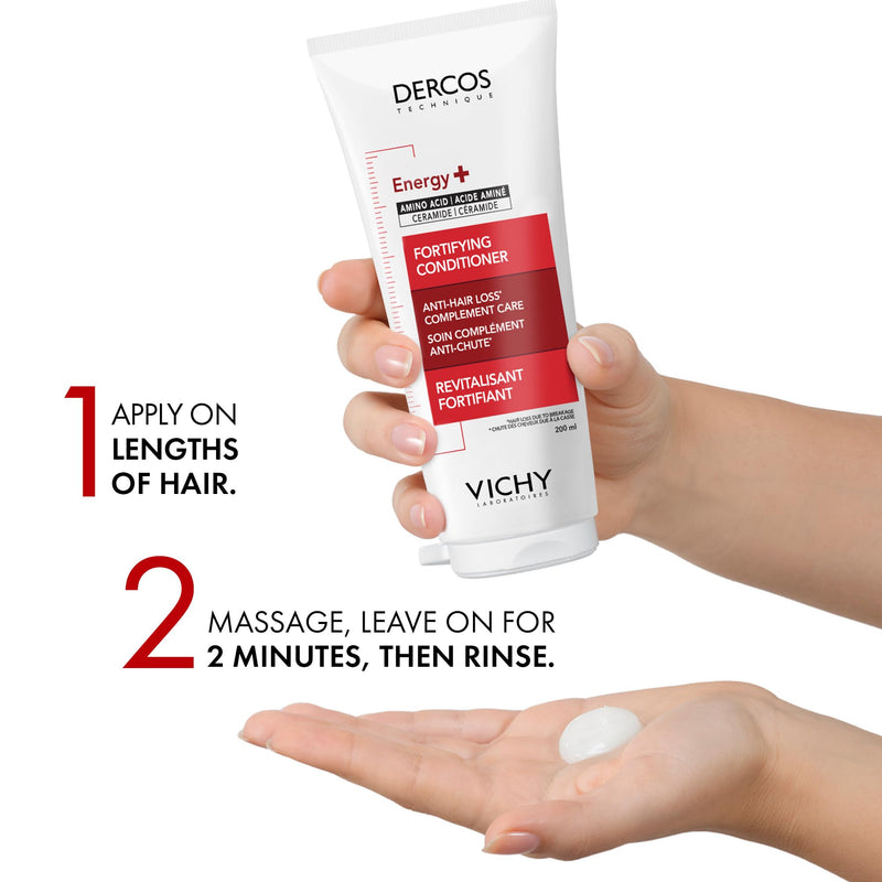 Vichy Dercos Energy+ Fortifying Conditioner, 200 mL