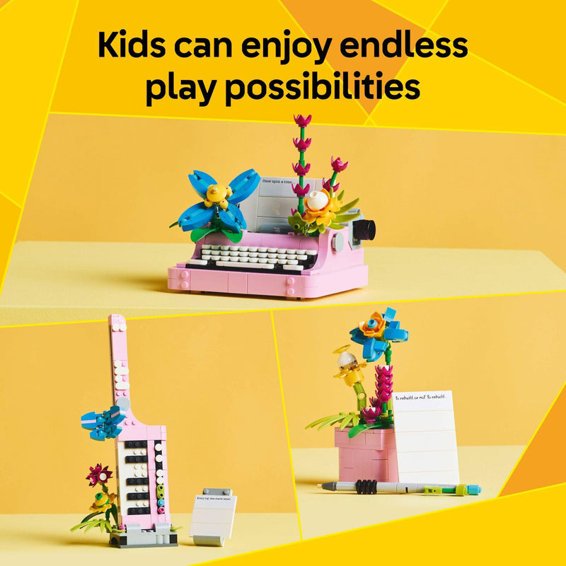 LEGO Creator 3 in 1 Typewriter with Flowers 31169
