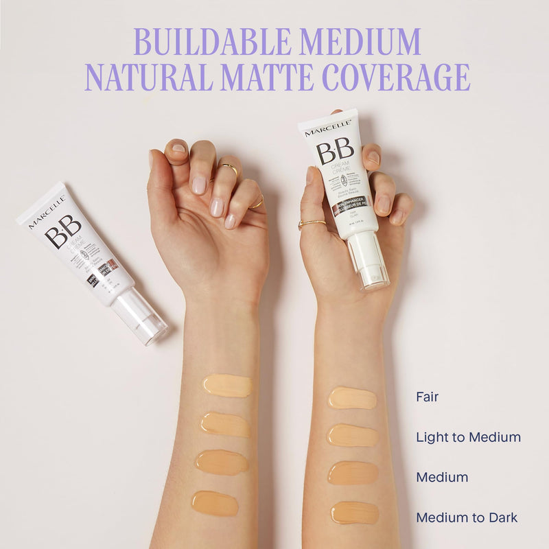 Marcelle BB Cream Beauty Balm, Medium to Dark, 45 mL
