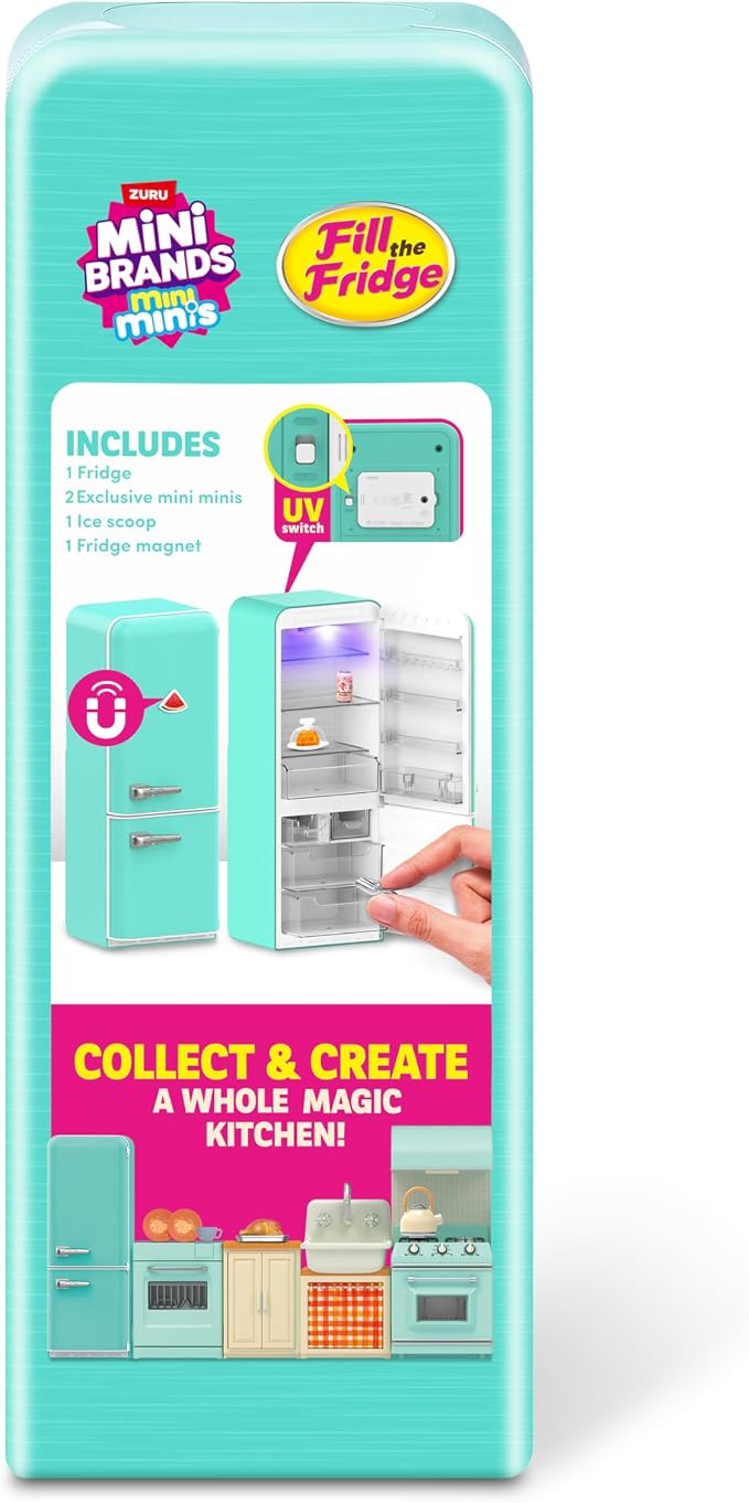 ZURU - Mini Brands Playset Frigo à Remplir Série 1
