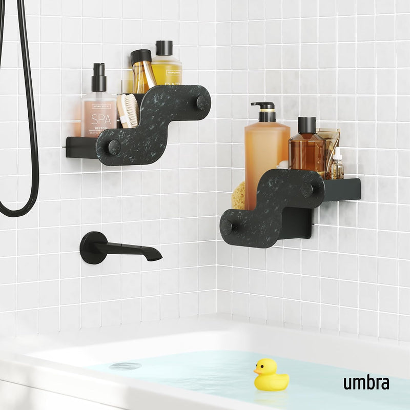 UMBRA - Nami Adhesive Shower Bins, Set of 2