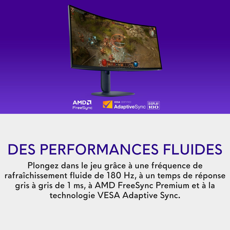 Alienware - AW3425DWM - 34-inch Curved WQHD Gaming Monitor | 180 Hz
